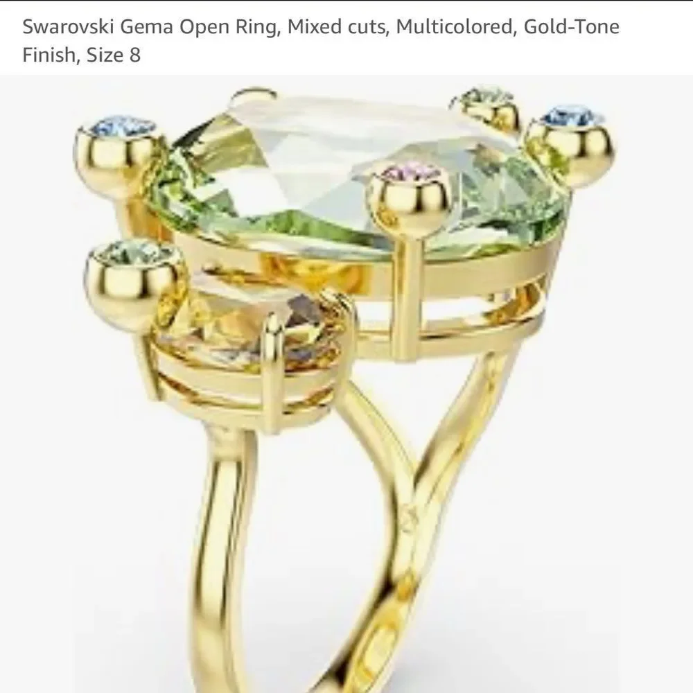 swarovski gemma open ring